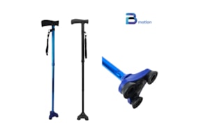 EVOLUXION BENGALA TRIPE ALUMINIO DOBRAVEL AZUL BM125